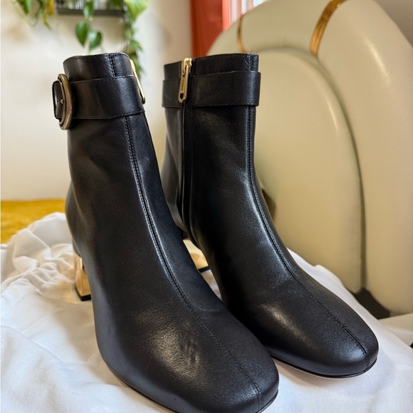 Chloe Women's Alize Buckled Ankle Boots - Black - 38.5 - NWT - Picture 12 of 17